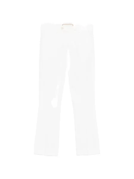 Decupat pantaloni Bonheur alb