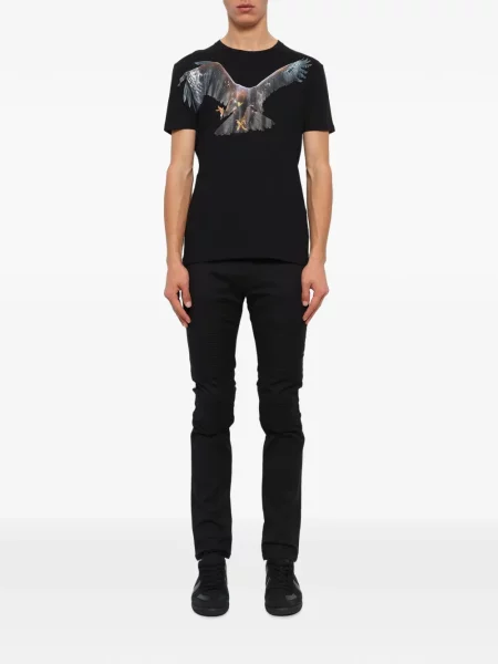 Tricou Neil Barrett cu imagine negru