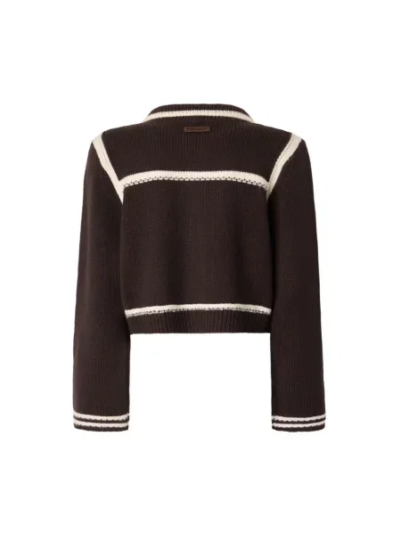 Sweter Pinko brązowy