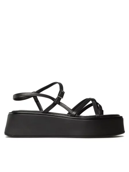 Vagabond Shoemakers sandały skórzane COURTNEY na platformie czarny