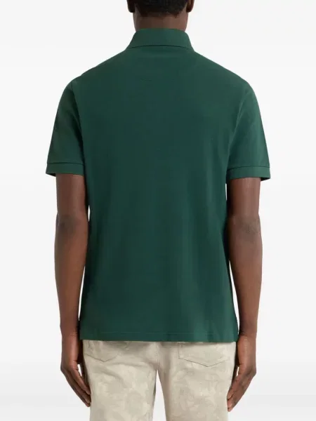 Tricou polo Etro cu imagine verde