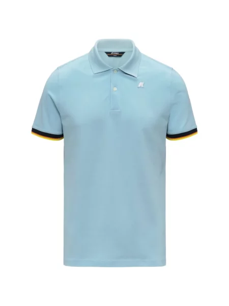 Tricou polo K-way albastru