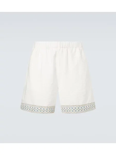 Bermudy Commas bílé