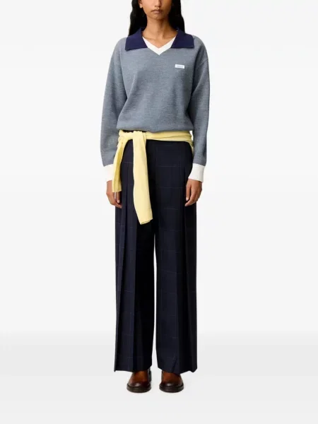 Pledinės kelnės Claudie Pierlot mėlyna