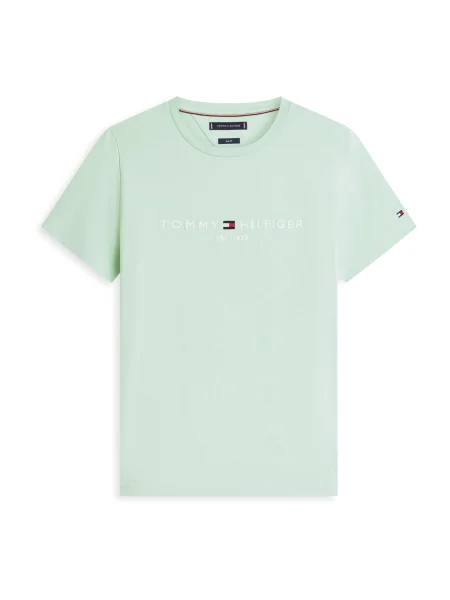 TOMMY HILFIGER Tricou bleumarin / deschis / alb verde