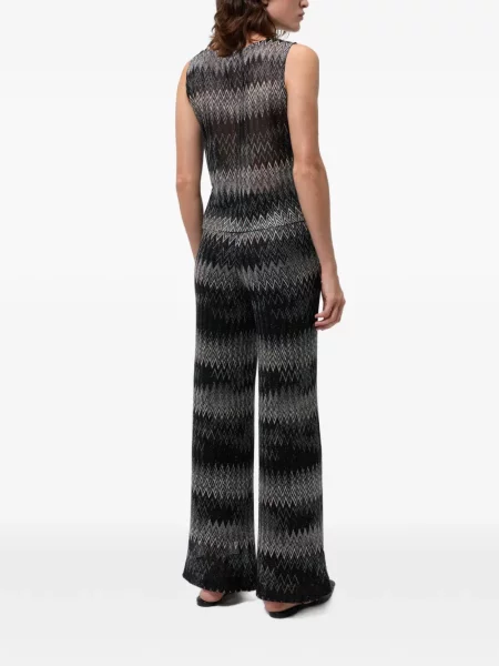 Pantaloni palazzo Missoni negru