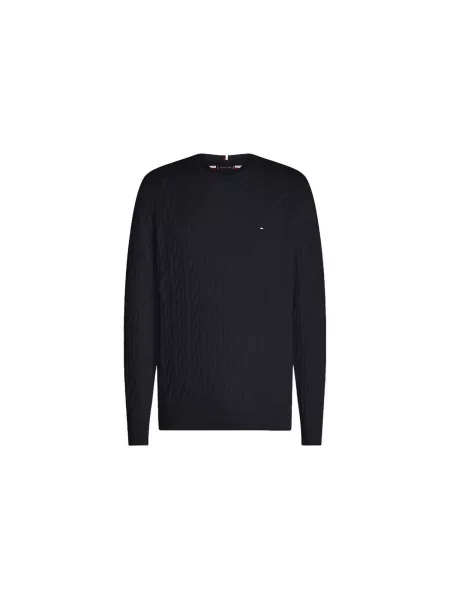TOMMY HILFIGER Pulover Classics bleumarin albastru