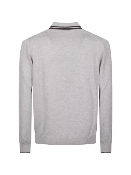 Tricou polo Fay gri