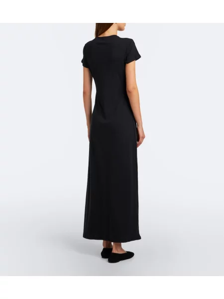 Rochie maxi Leset din jerseu negru