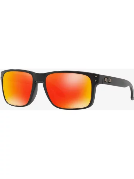 Okulary Oakley Holbrook Lifestyle Prizm Refresh w kolorze czarnym z lustrzanymi soczewkami Prizm Ruby czarne