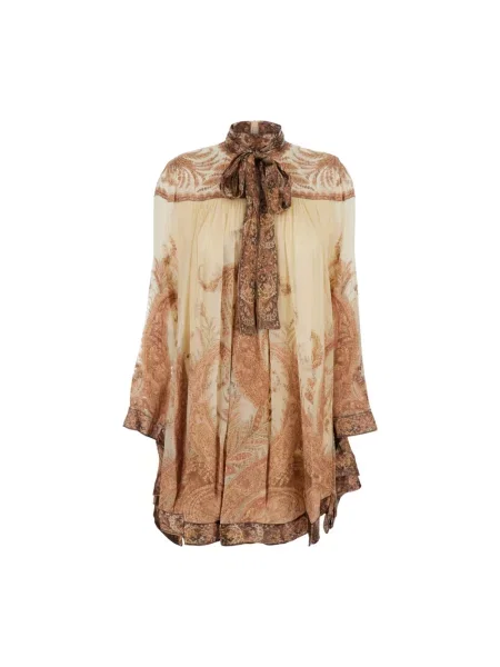 Mała mały sukienka mini Zimmermann z wzorem paisley