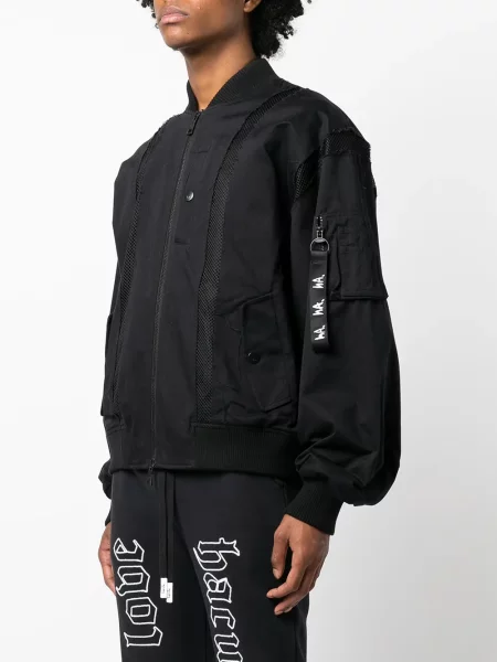 Kurtka bomber Haculla z siateczką czarny