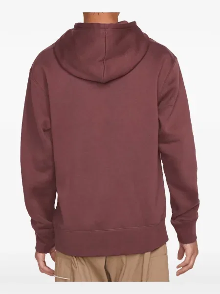 Hanorac Nike cu glugă cu imagine cu model camuflaj roșu