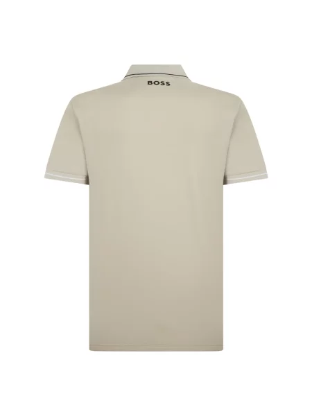 Koszulka polo Boss beżowa