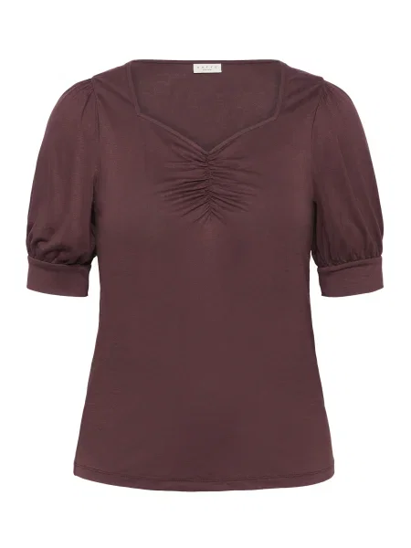 KAFFE CURVE Majica KCSissy vinsko rdeča