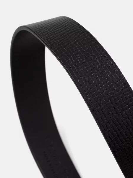 Calvin Klein pas usnjeni črna