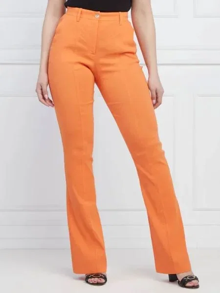 Pinko De in pantaloni POLICORO | flare fit portocaliu