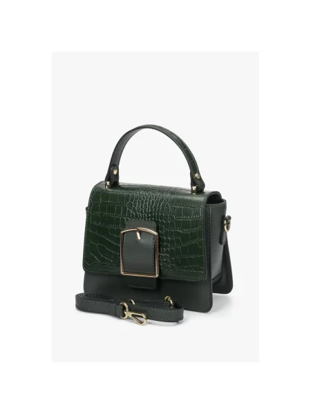 Сумка шкіряна Estro зелена