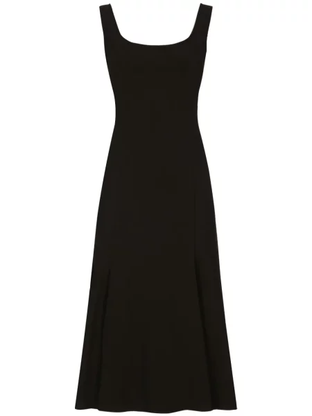 Rochie fără mâneci Dolce & Gabbana fără mâneci de costum negru
