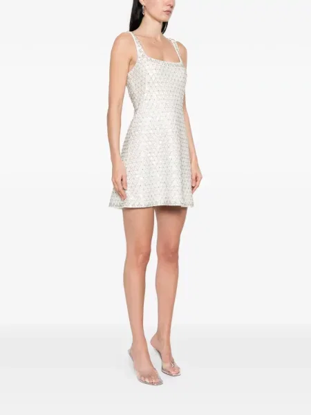Rochie mini Simkhai fără mâneci de costum mini alb