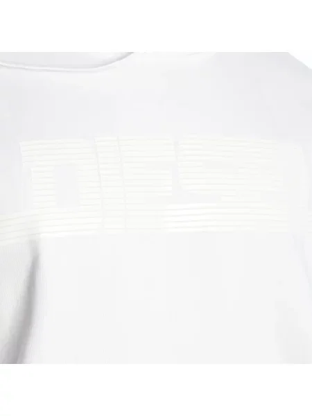 Bluza z kapturem Diesel z logo biała