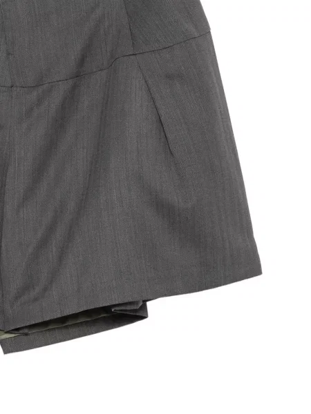 Fustă Toga Pulla cu model herringbone evazată gri