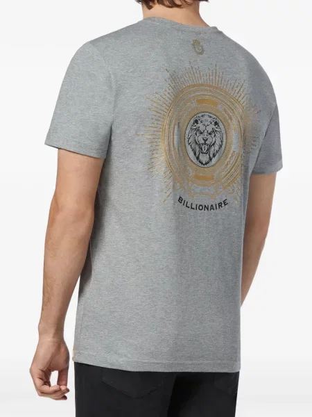 Tricou Billionaire cu autograf gri