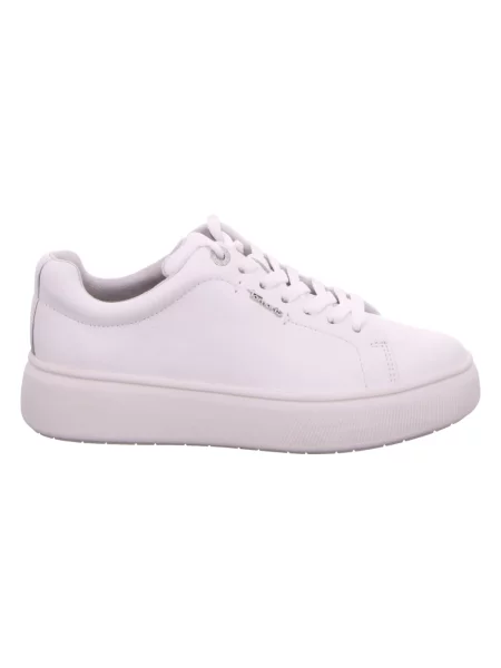 Sneakersy Tamaris sznurowane białe