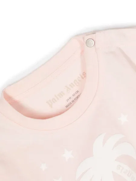 Koszulka dziecięca Palm Angels różowa