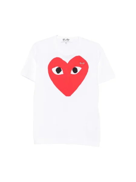 Koszulka Comme Des Garcons Play biała