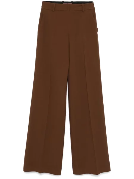 Pantaloni Ermanno Scervino din crep maro