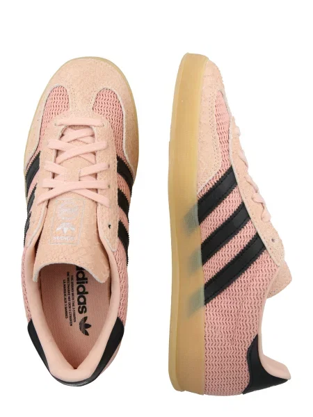 ADIDAS ORIGINALS Nízke tenisky GAZELLE rosé / staroružová čierna
