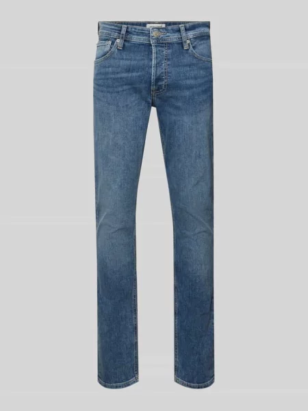 Jeansy o kroju slim fit z 5 model ‘GLENN’ Jack & Jones niebieskie