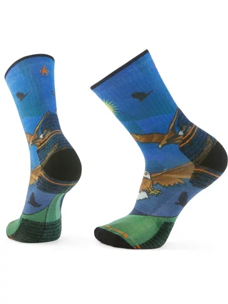 SMARTWOOL skarpety trekkingowe H TC EAGLE CRW HIKE LAGUN L niebieskie