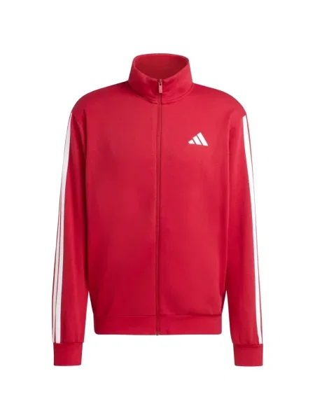 Hanorac Adidas din velur cu dungi roz
