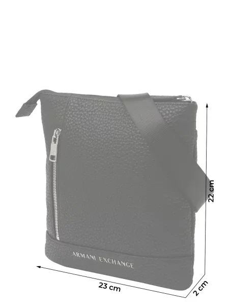 Geantă Armani Exchange fără toc negru
