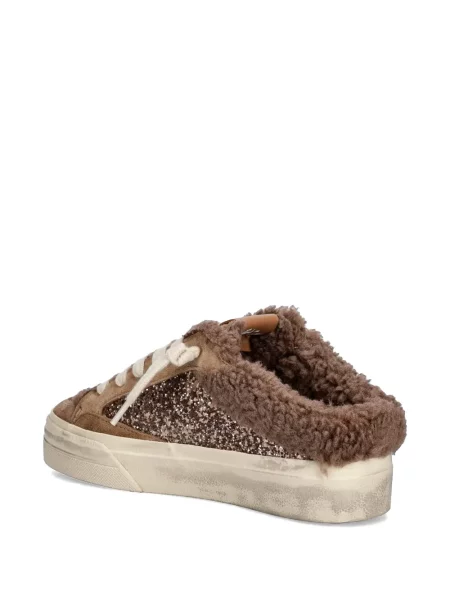 Chiloți Crime London cu platformă slip-on maro