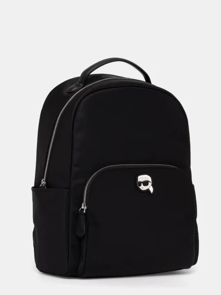 Однотонный большой рюкзак Karl Lagerfeld черный