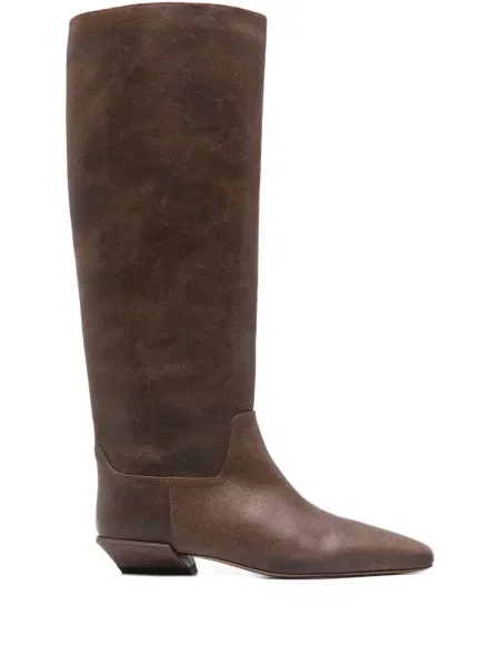 Botine Paris Texas din piele maro