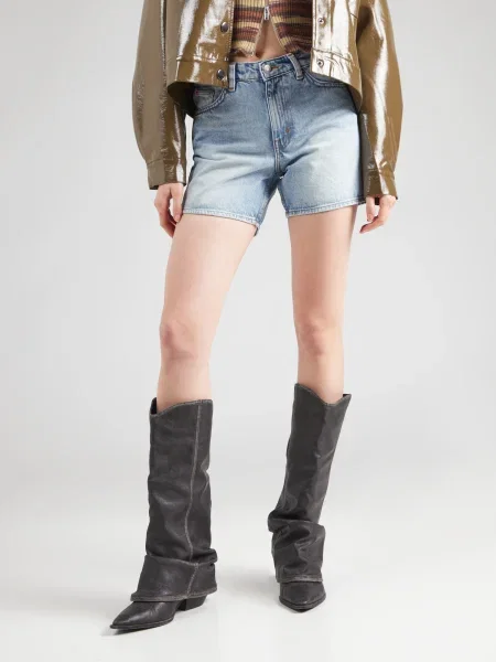 Monki Jeans denim albastru