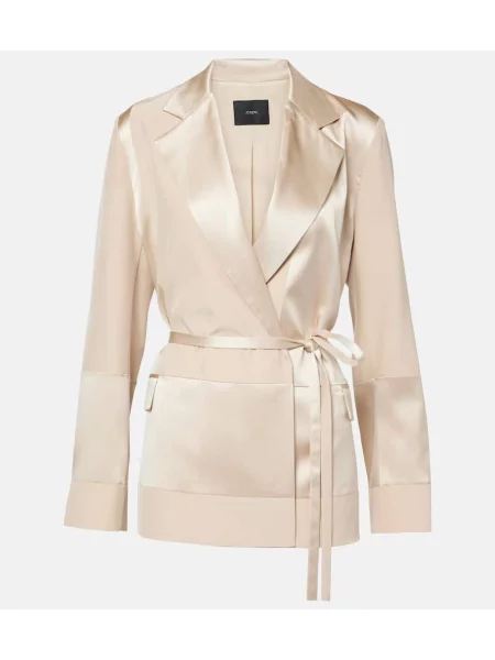 Geacă Joseph din satin bej