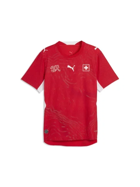 PUMA autentyczna koszulka domowa reprezentacji Szwajcarii Akcesoria S czerwony