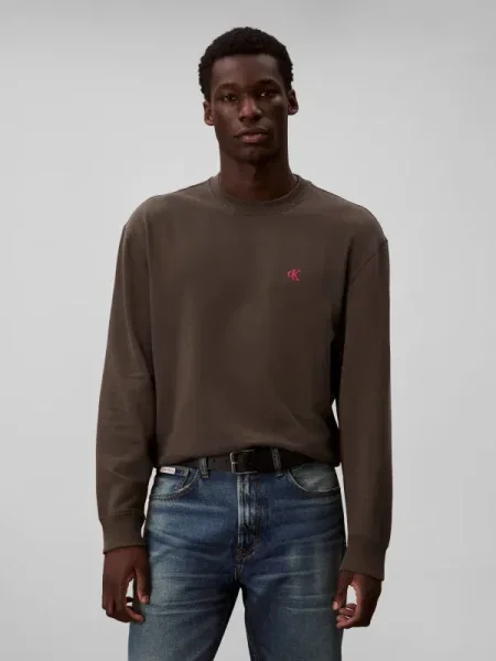Calvin Klein Jeans Hanorac TERRY gri