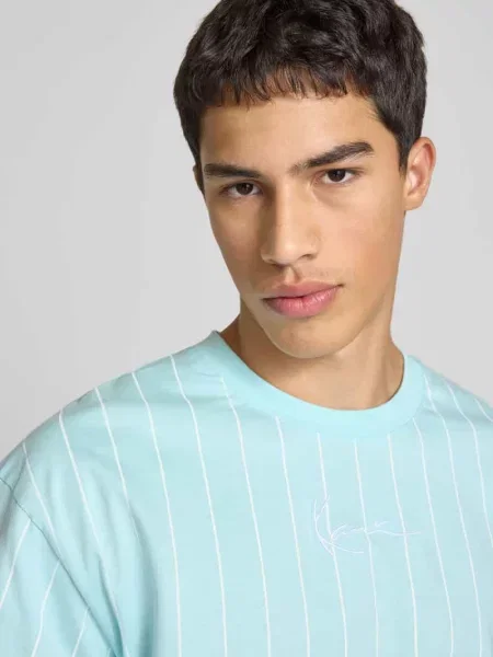T-shirt z wyhaftowanym logo Karl Kani