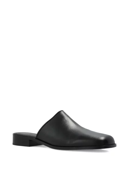 Papuci tip mules Studio Nicholson negru