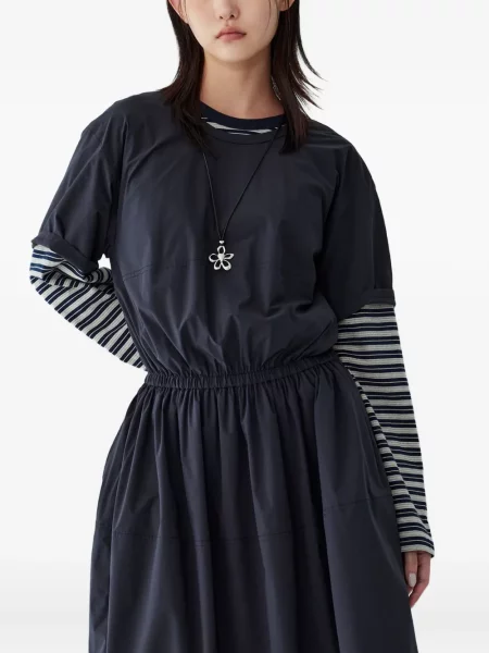 Elastingas juosmuo trumpas suknele Studio Tomboy juoda