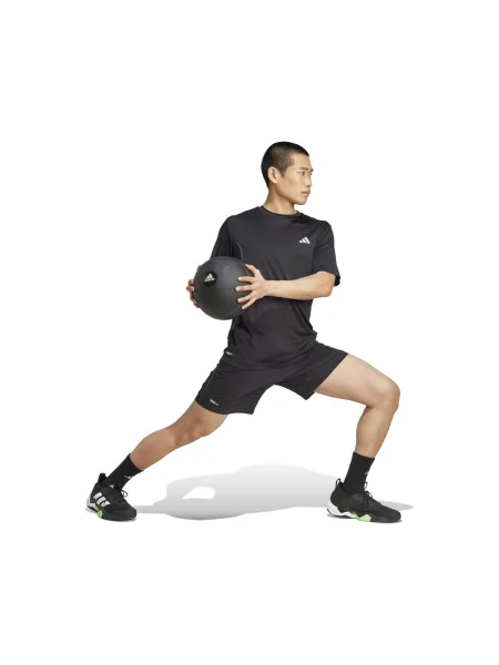 ADIDAS PERFORMANCE Tricou funcțional TECH APPAREL gri / negru alb