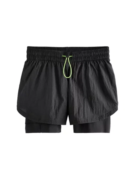 Next Pantaloni sport verde neon negru