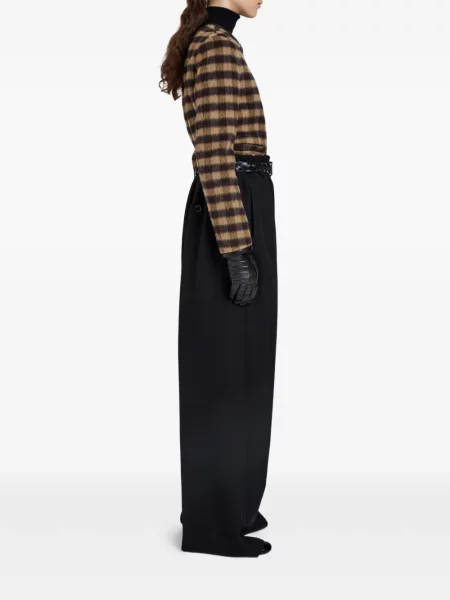 Geacă Proenza Schouler în carouri maro