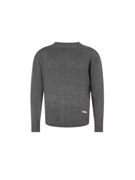 Sweter Richmond wełniany szary